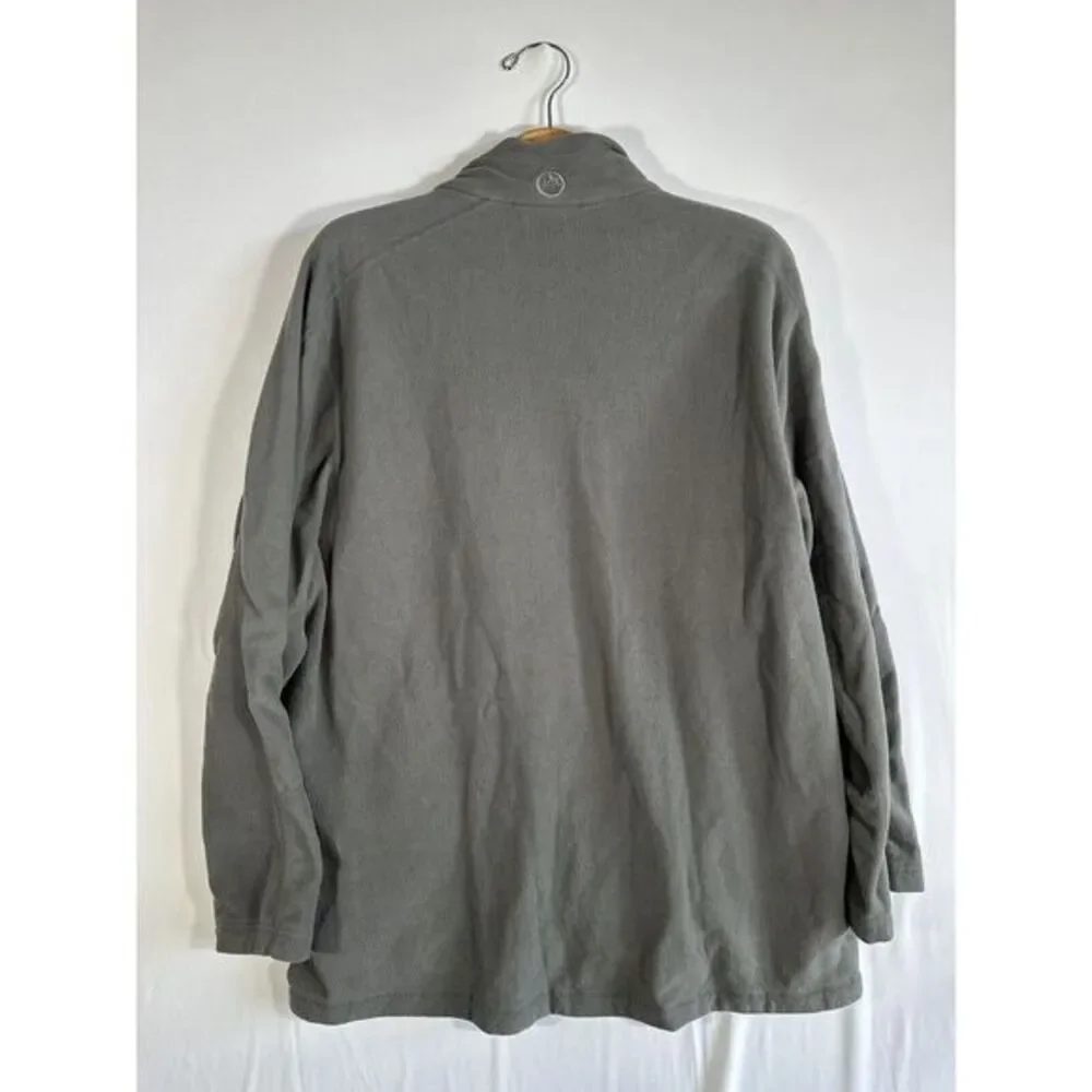 Marmot Men Sweater Extra Large XL Gray Full Zip Fleece‎ Jacket Outdoors